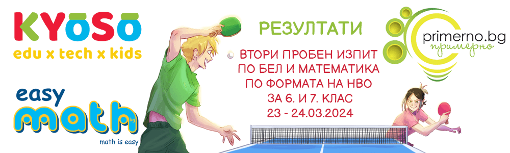 Резултати от втория пробен изпит по БЕЛ и Математика по формата на НВО за 6. и 7. клас